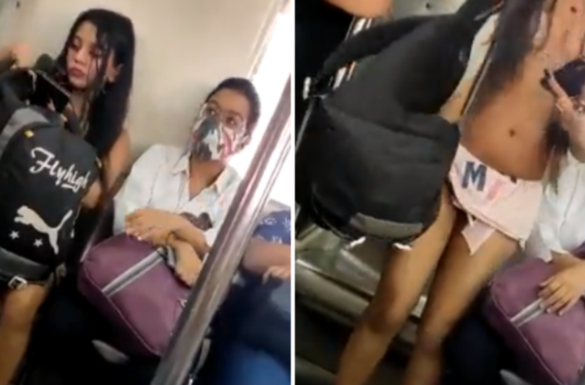 Delhi Metros Dress Code in Question After Woman in Bralette and Mini Skirt Goes Viral 1 642c01e37a3d5